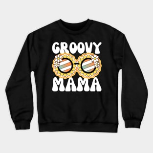 Groovy Mama Retro Sunglasses Crewneck Sweatshirt